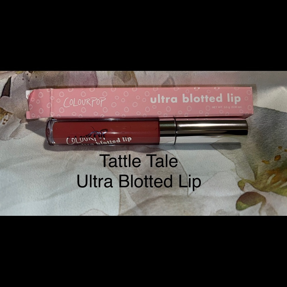 Colourpop Ultra Blotted Lip in Tattle Tale.